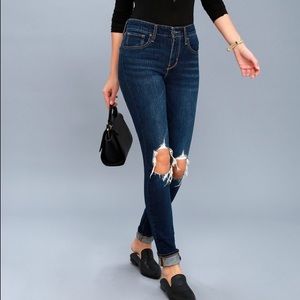Levi’s high waist skinny jeans
